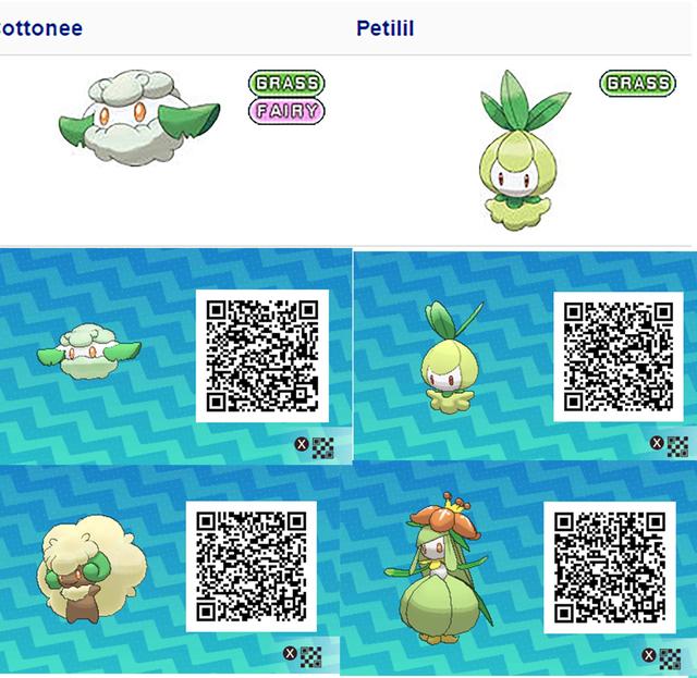 口袋妖怪日月 精灵版本差异（同时提供qr码用来收集图鉴） 