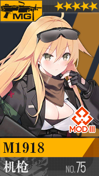 少女前线M1918人物介绍