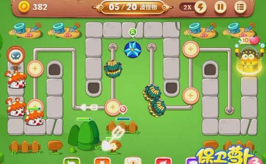 保卫萝卜3公园52关攻略