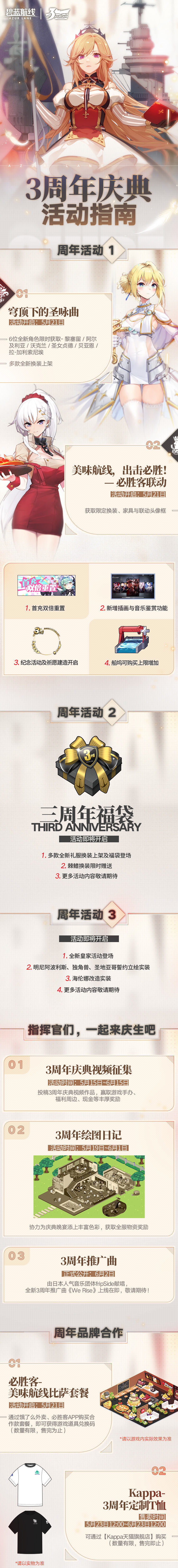 碧蓝航线三周年什么时候开始