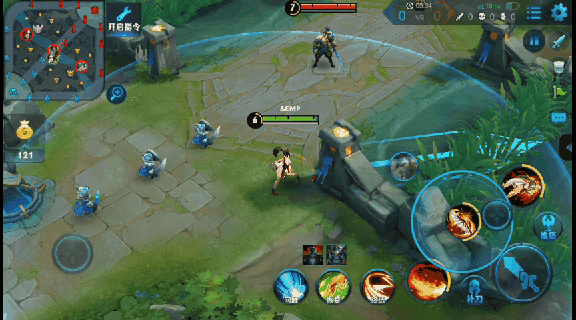 不知火舞怎么控制翻滚