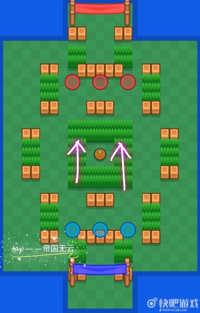荒野乱斗足球模式精准射门地图攻略