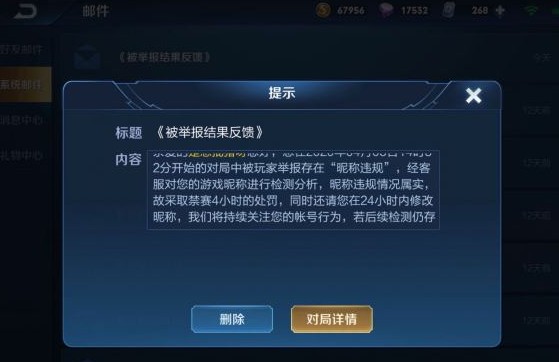 王者荣耀举报名字能看到是谁举报的吗