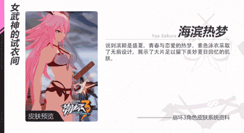 崩坏3一期泳装有哪些