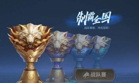 王者荣耀战队段位等级表