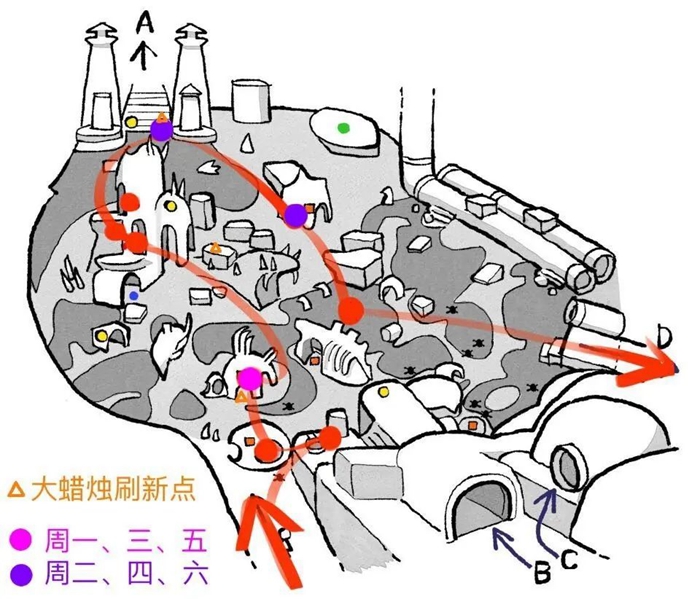 光遇暮土蜡烛收集攻略