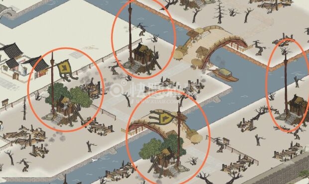 江南百景图枯木清除方法