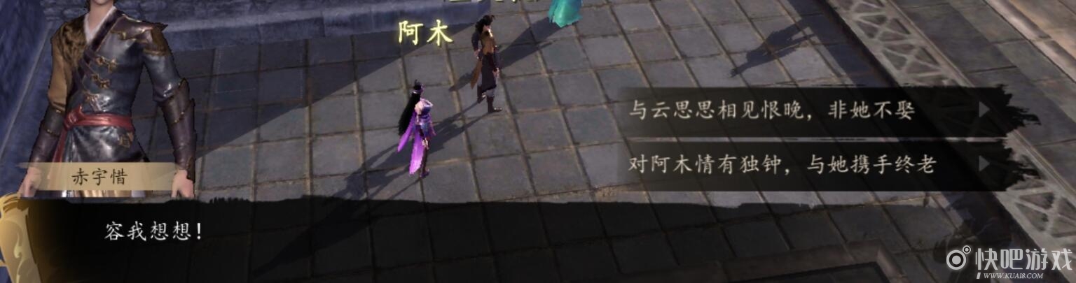 下一站江湖云思思阿木选择攻略
