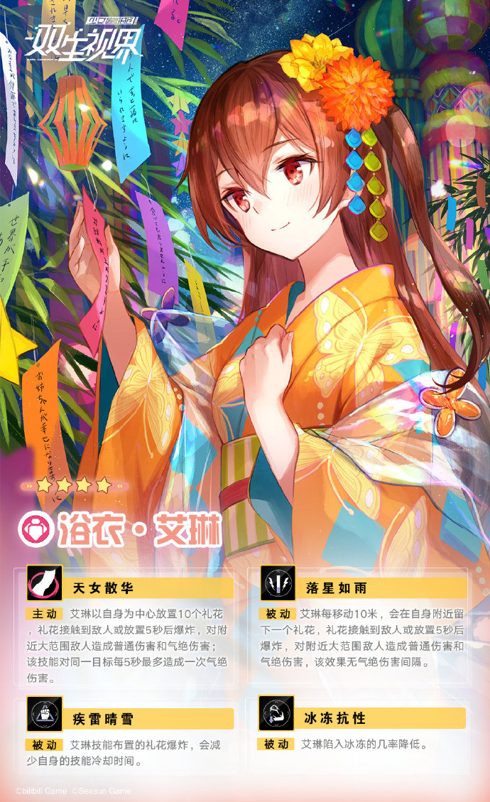 双生视界【浴衣·艾琳】角色介绍