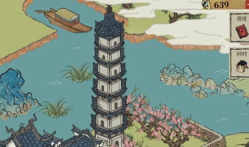 江南百景图桃花村NPC和道具位置大全