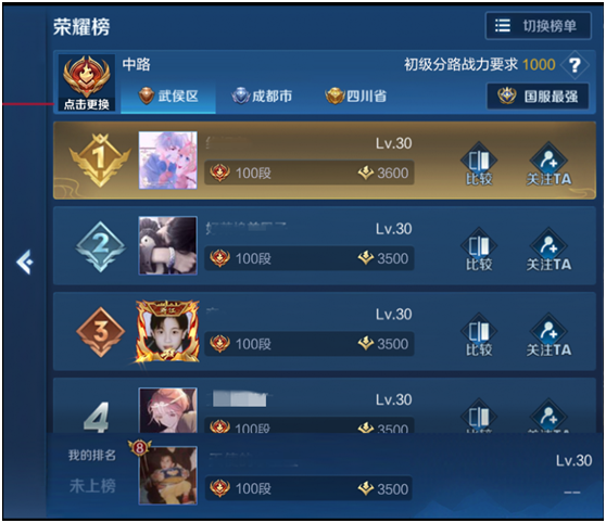 王者荣耀位置战力系统介绍