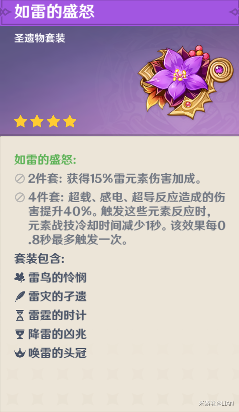 原神菲谢尔圣遗物搭配推荐