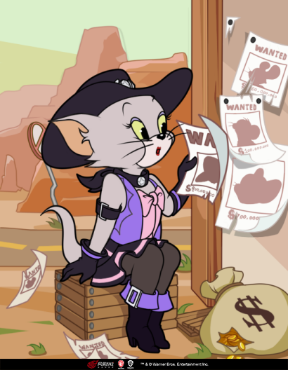 猫和老鼠塔拉A级皮肤【紫罗兰女郎】欣赏