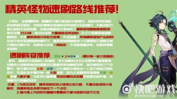 原神每日精英怪速刷路线推荐