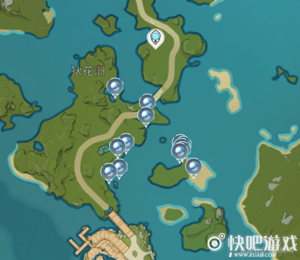 原神金泥鳅鳅鳅宝玉地图位置一览