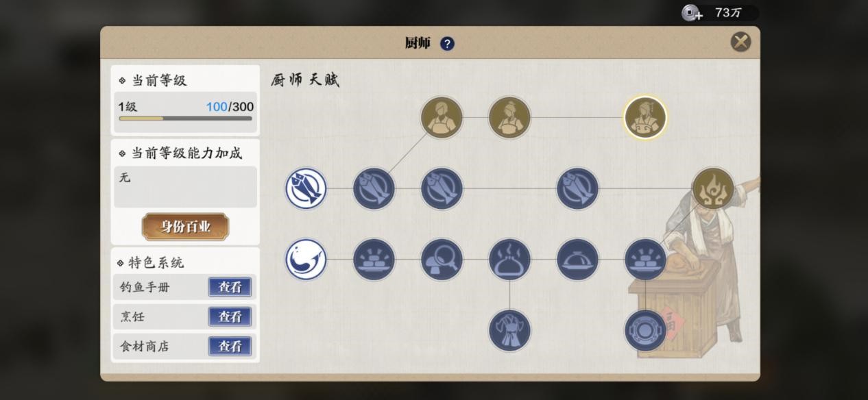 天涯明月刀手游厨师身份玩法介绍