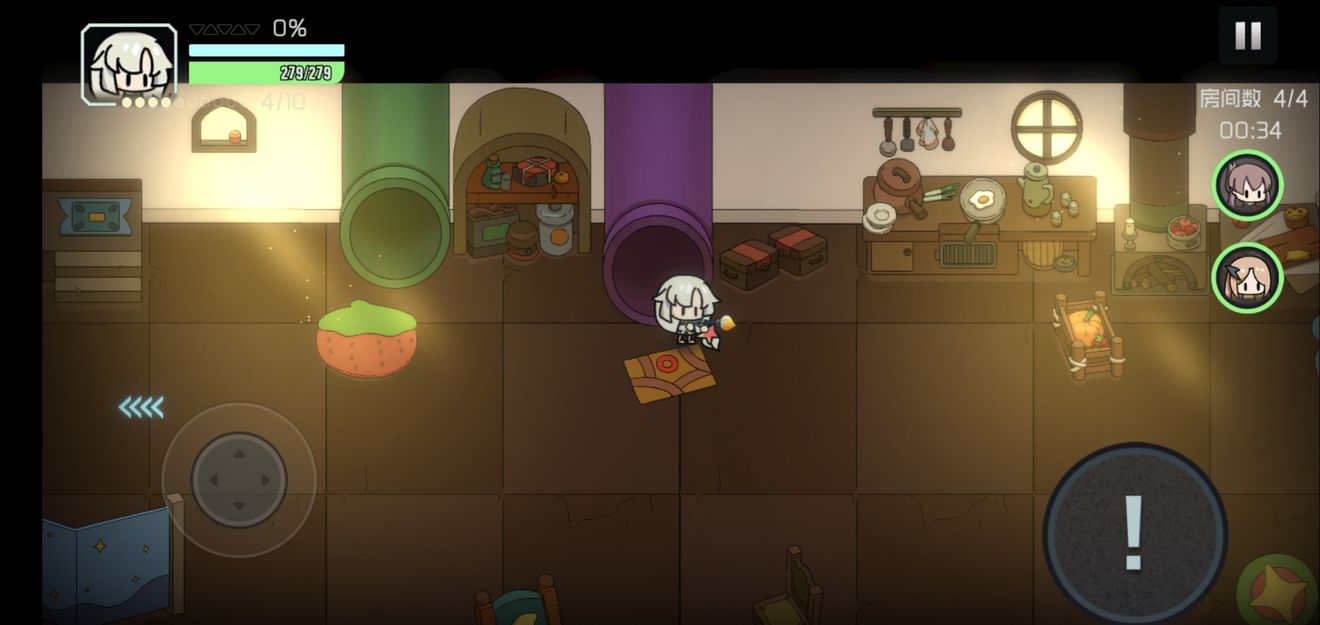 映月城与电子姬跳关答题方法