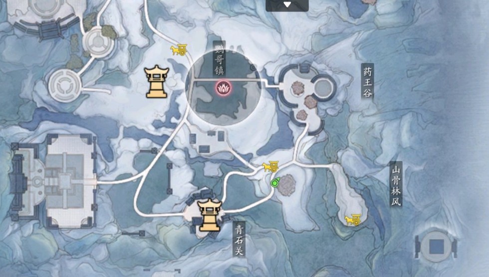 天刀青石关阿暖位置