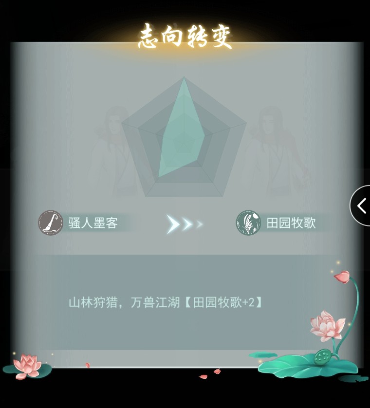 江湖悠悠志向发展怎么改