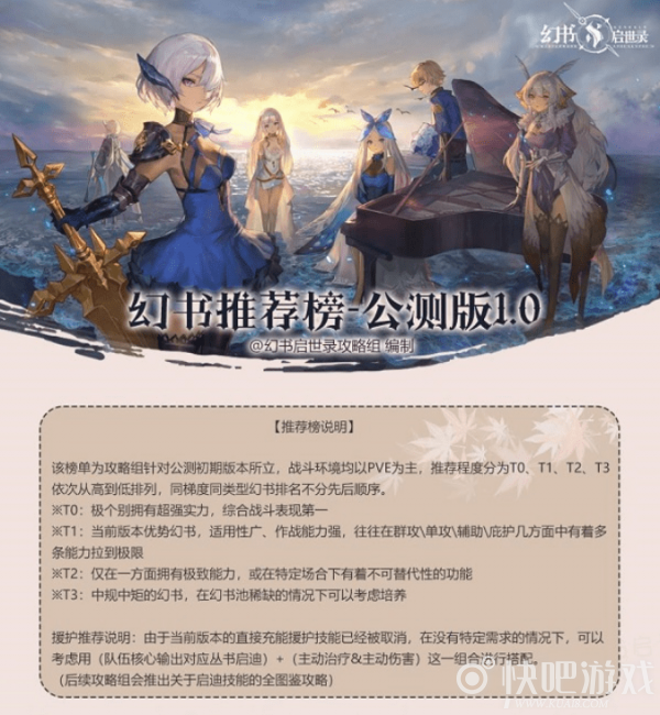 幻书启世录公测节奏榜排行一览