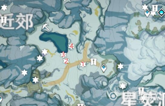 原神雪山大勘测信标位置