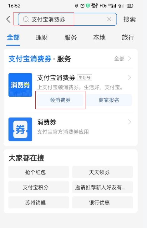 支付宝汉堡王消费券怎么用