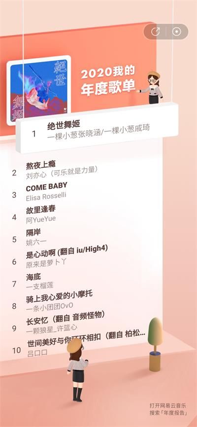 网易云2020年度听歌报告哪里看