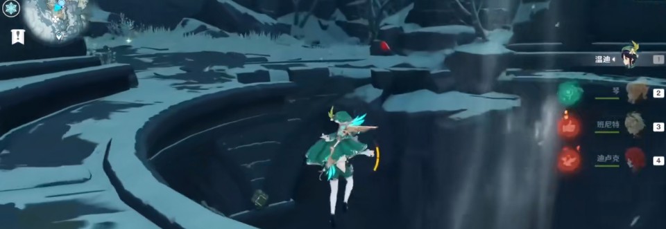 原神龙脊雪山八个石碑位置 白嫖四星大剑[雪葬的星银]