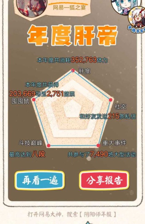 阴阳师2020年报查看方法