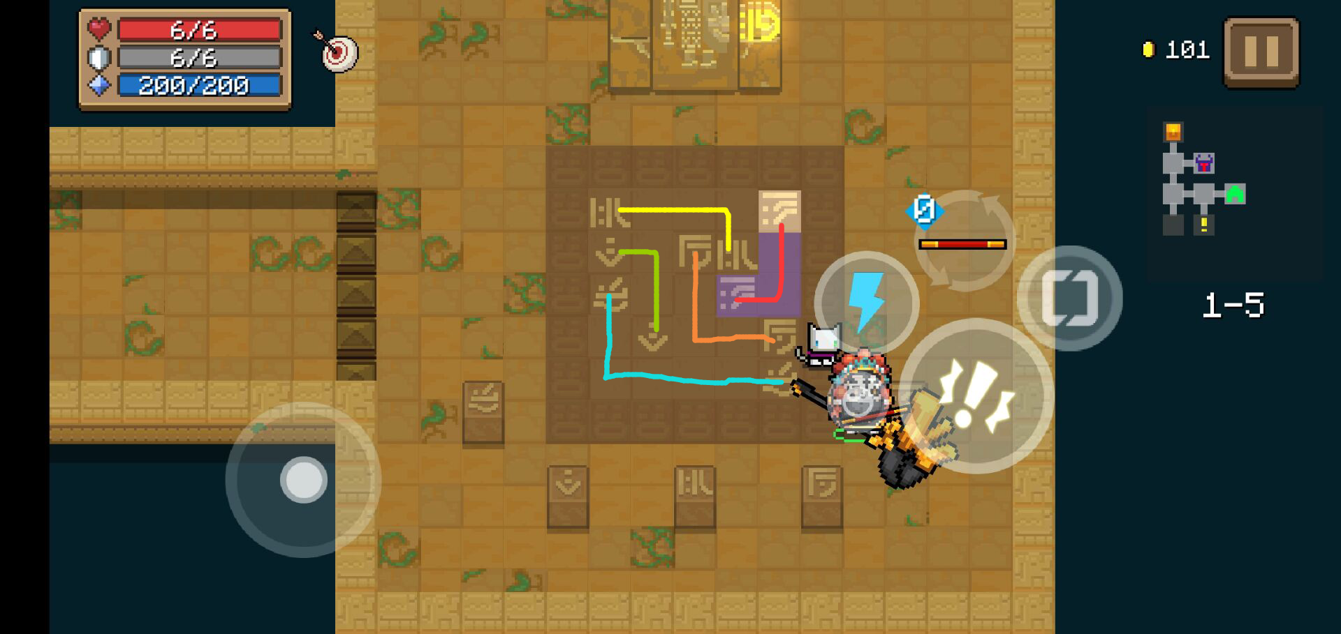 元气骑士隐藏关卡墓穴怎么进