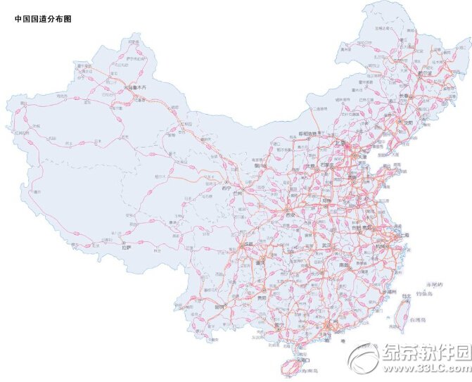 中国交通地图高清版大图