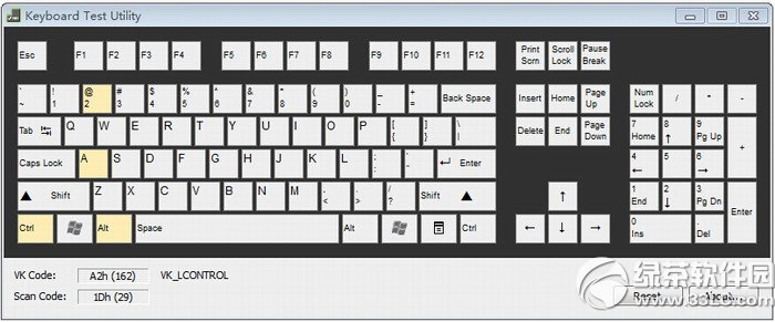 键盘测试软件(keyboard test utility)