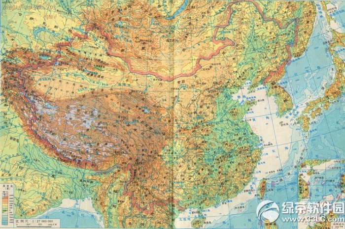 中国旅游地图高清版大图