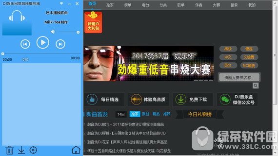 dj娱乐网高音质播放器