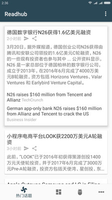 Readhub APP1