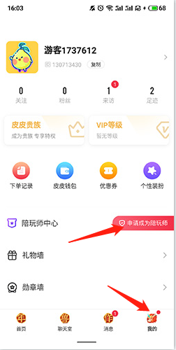 皮皮陪玩怎么接单