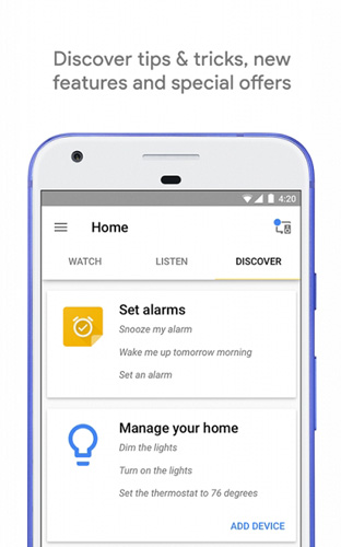 google home app图片