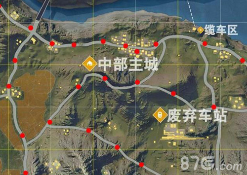 荒野行动地图攻略