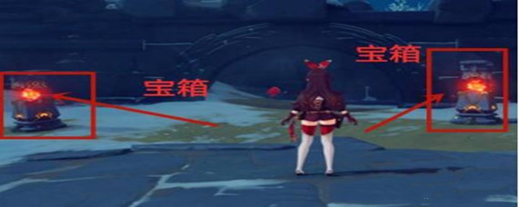 原神无相之冰下面的宝箱怎么拿