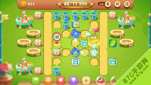 保卫萝卜3游乐场爬楼第1层截图2