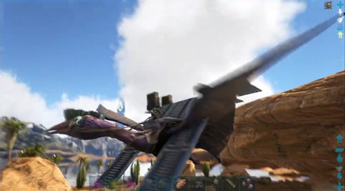 方舟生存进化风神翼龙平台鞍