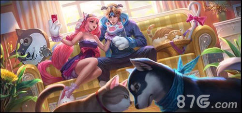 王者荣耀大乔孙策猫狗日记皮肤