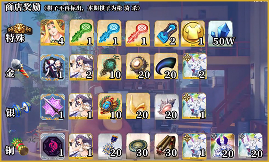 FGO圣诞四期商店兑换表