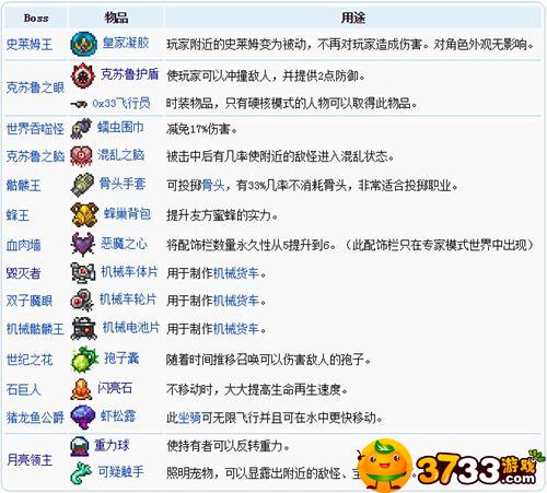 泰拉瑞亚专家模式专属物品