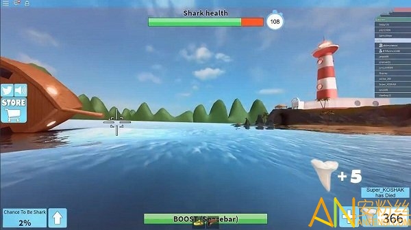 roblox鲨鱼模拟器游戏下载