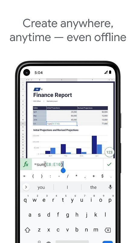 google表格app google sheets apk下载