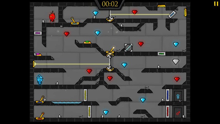 森林冰火人水晶神殿游戏 森林冰火人水晶神殿下载最新版