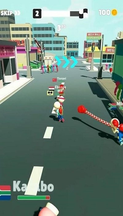 淘气赛跑 1