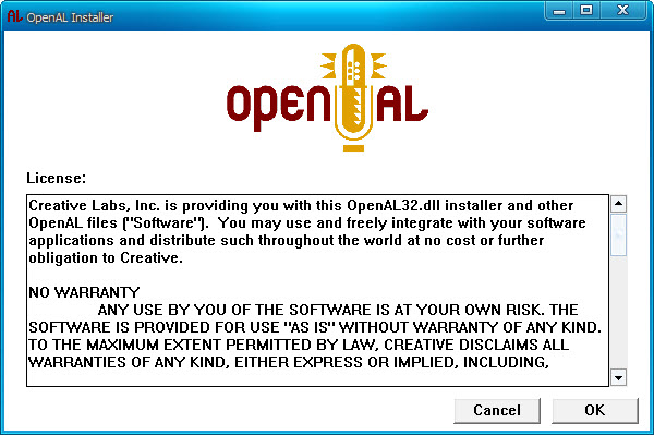 OpenAL音效软件v2.1.0官方免费版(图3)