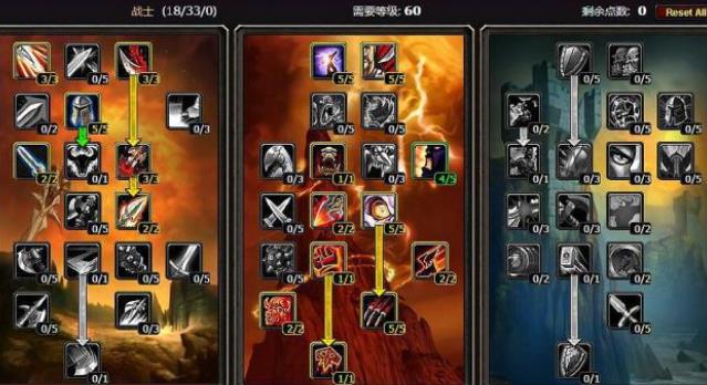 魔兽世界怀旧服战士天赋推荐